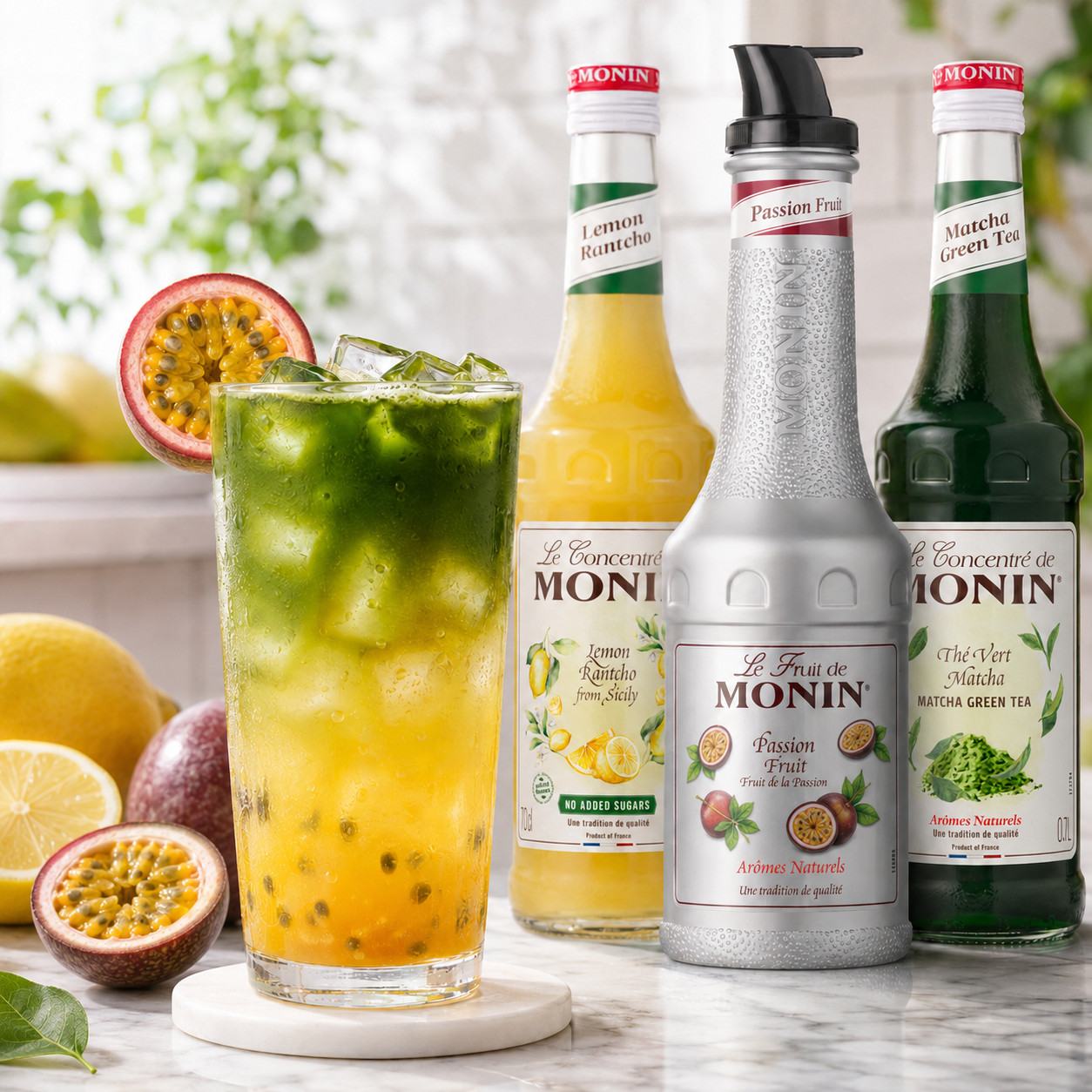 Monin Matcha limonada