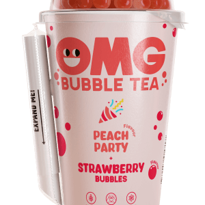 OMG Bubble tea Breskev/boba Jagoda