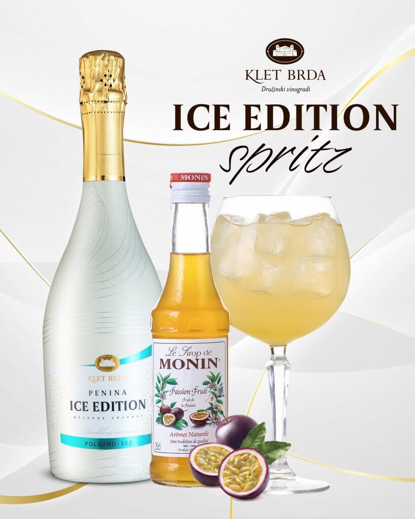 Ice edition spritz + Monin pasijonka