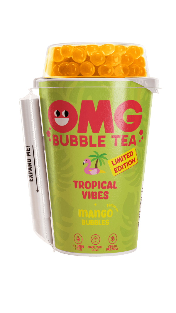 OMG Bubble tea Tropical Vibes / boba Mango